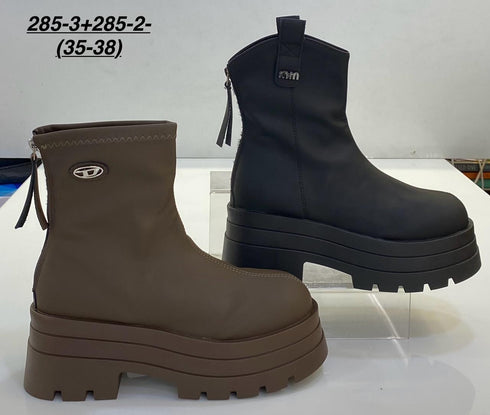 Chunky Platform Ankle Boots